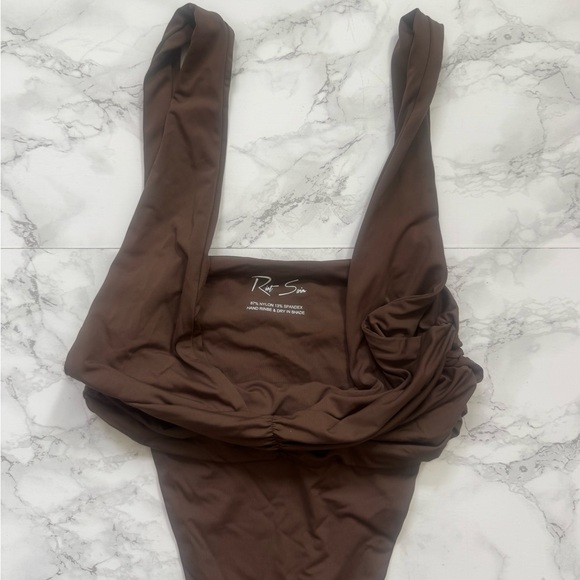 Riot swim echo one piece chocolate XS - Picture 3 of 5